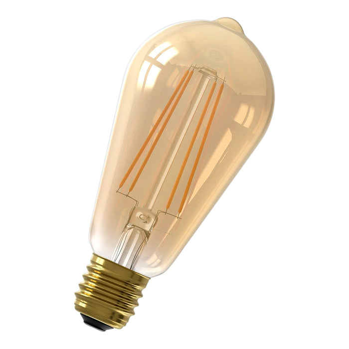 Bailey 142739 - LED Filament ST64 E27 240V 6W 2100K Gold Dimm