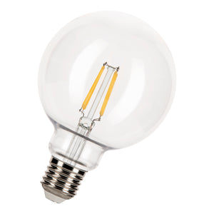 Bailey - 142756 - LED FIL Safe G95 E27 4W (39W) 450lm 827 PC Clear Light Bulbs Bailey - The Lamp Company