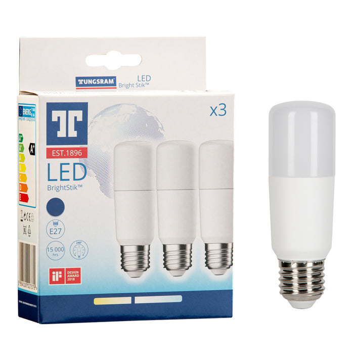 Bailey - 145129 - TUN LED Bright Stik E27 8.5W (63W) 850lm 840 Trio