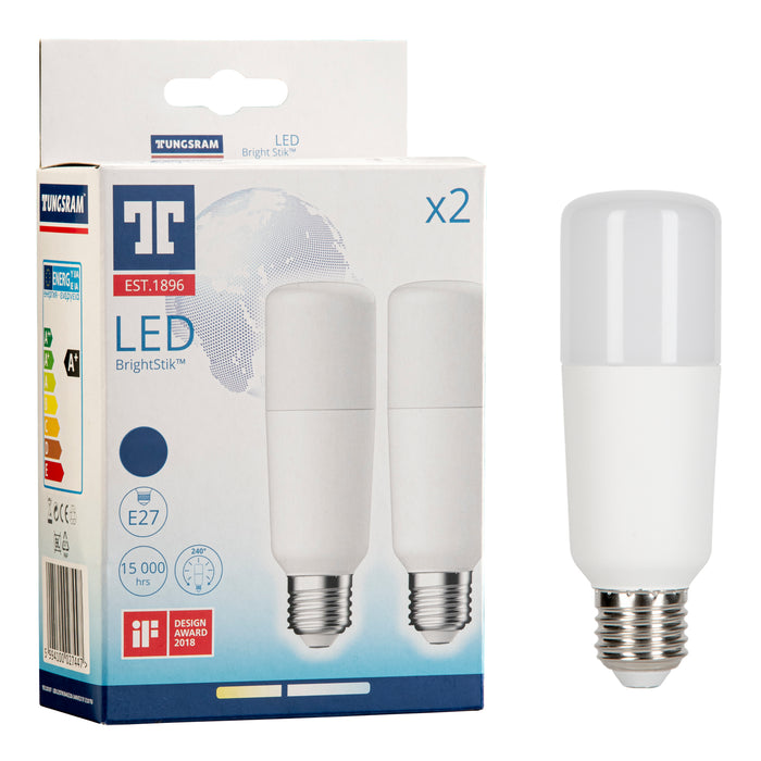 Bailey - 145118 - TUN LED Bright Stik E27 14W (100W) 1521lm 830 Duo