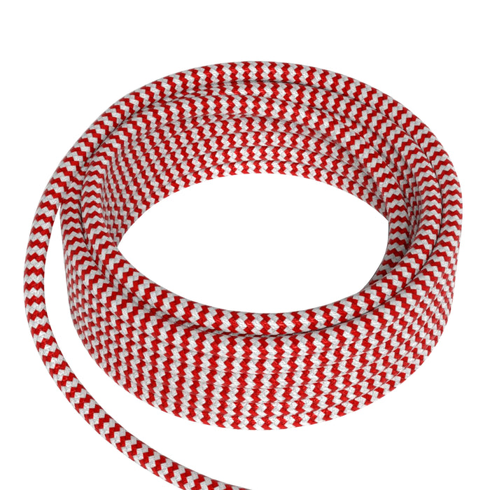 Bailey 142948 - Textile Cable 2x0.75mm2 3m Red/White