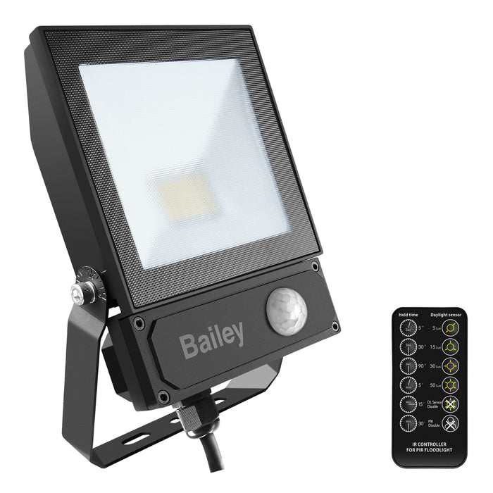 Bailey - 142973 - LED Floodlight Slim II Sensor 30W 3000lm 3000K IP65