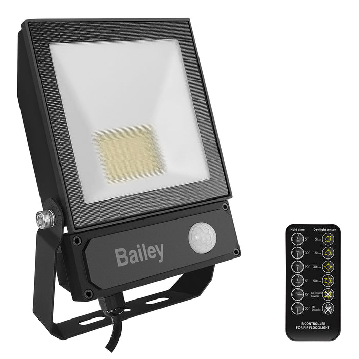 Bailey - 142978 - LED Floodlight Slim II Sensor 50W 5500lm 6500K IP65