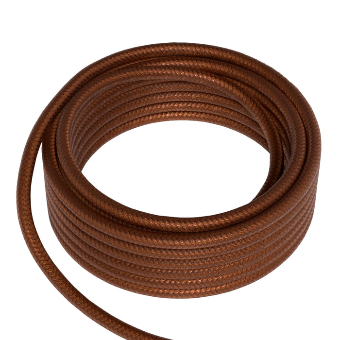 Bailey 142987 - Textile Cable 2x0.75mm2 3m Metallic Brown