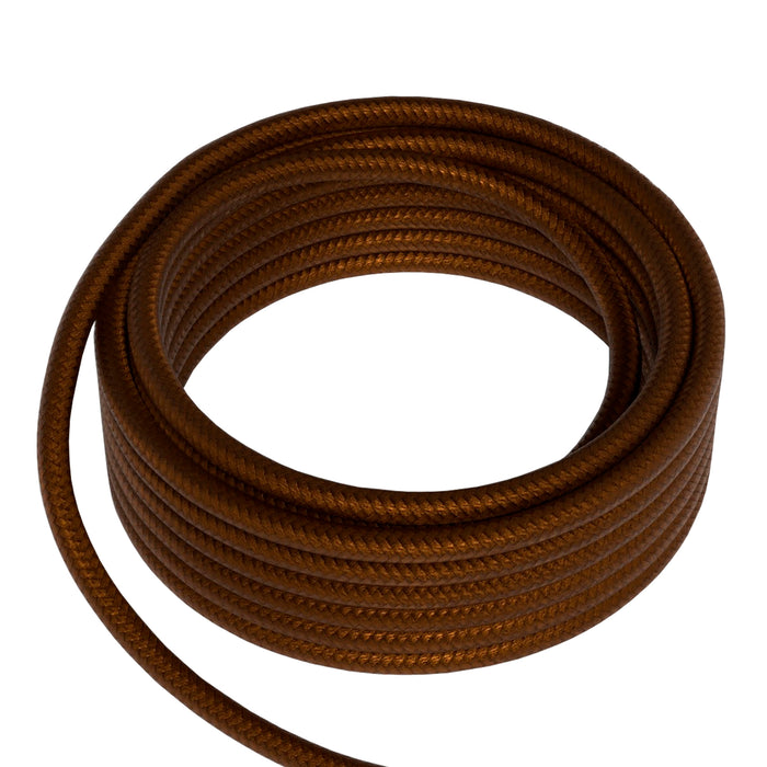 Bailey 142989 - Textile Cable 2x0.75mm2 3m Brown