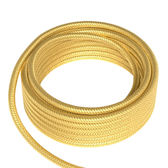 Bailey 142990 - Textile Cable 2x0.75mm 1.5m Metallic Gold