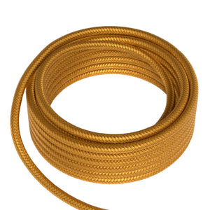 Bailey 142993 - Textile Cable 2x0.75mm2 3m Gold Bailey Bailey - The Lamp Company