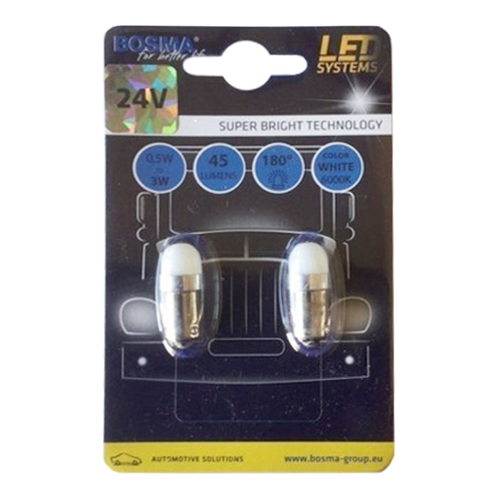 Bailey - 143638 - LED BA9S 11X27 24V 1.5W Blister 2pcs