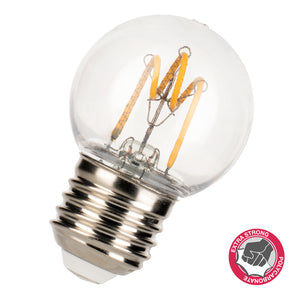 Bailey - 143860 - SPIRALED Safe G45 E27 2W (18W) 175lm 827 PC Clear Light Bulbs Bailey - The Lamp Company