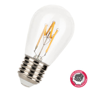 Bailey - 143861 - SPIRALED Safe ST45 E27 2W (18W) 175lm 827 PC Clear Light Bulbs Bailey - The Lamp Company