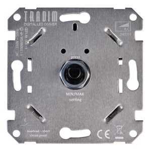 Bailey - 144086 - Tradim 2497H Digital LED Wall Dimmer 1-150W Light Bulbs Bailey - The Lamp Company