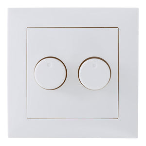 Bailey - 144241 - EcoDim ED-100004 Frame+cover+buttons (duo) Berker S1 White Light Bulbs EcoDim - The Lamp Company