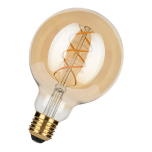 Bailey - 144338 - SPIRALED Basic G95 E27 DIM 5W (27W) 280lm 820 Gold Light Bulbs Bailey - The Lamp Company