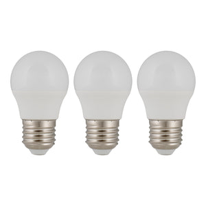 Bailey - 144616 - EcoPack 3pcs LED G45 E27 3W (25W) 250lm 827 Opal Light Bulbs Bailey - The Lamp Company