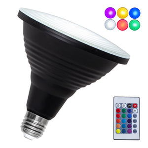 Bailey - 144857 - LED PAR38 E27 240V 7.5W RGBW + Remote Light Bulbs Bailey - The Lamp Company