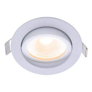 Bailey - 144937 - ED-10022 LED Spot 5W WarmDim Round White IP54 60D Adj. Light Bulbs EcoDim - The Lamp Company