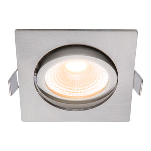 Bailey - 144941 - ED-10027 LED Spot 5W WarmDim Square Nickel IP54 60D Adj. Light Bulbs EcoDim - The Lamp Company