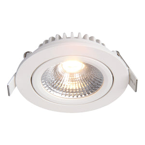 Bailey - 144942 - ED-10028 LED Spot 5W DIM 2700K Round White IP54 60D Adj. Light Bulbs EcoDim - The Lamp Company