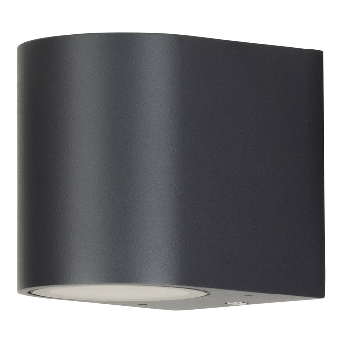 Bailey - 145109 - Wall Lamp Outdoor 1x GU10 Anthracite D-shape IP44