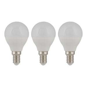 Bailey - 145219 - EcoPack 3pcs LED G45 E14 5.5W (40W) 470lm 827 Opal Light Bulbs Bailey - The Lamp Company