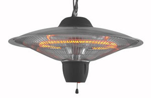 1.5kW Hanging Carbon Fibre Infra-red Pendant Heater Heaters leisure heating - The Lamp Company