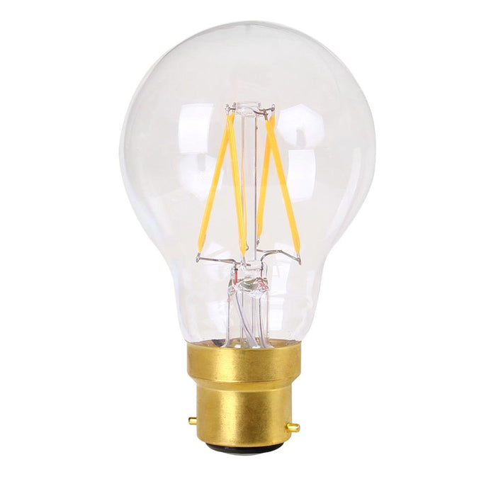 Girard Sudron LED Filament GLS 8W 240V B22d Clear Very Warm White Dimmable