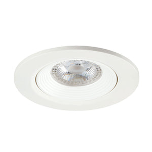 Integrated LED IP20 Tilting Downlight White 5.5W 3000K 35 Degrees Beam Angle Sylvania