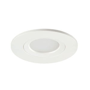 Integrated LED IP65 Fixed Downlight White 6.5W 3000K 100 Degrees Beam Angle Sylvania