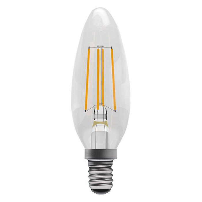 4W LED Filament Clear Candle SES 2700K Dimmable