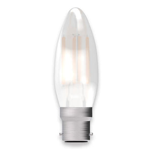 4W LED Filament Opal Candle BC 2700K  Other - The Lamp Company