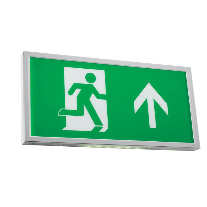 3W Spectrum LED Emergency Slim Exit Sign 6500K Including Up Legend Maintained/Non Maintained