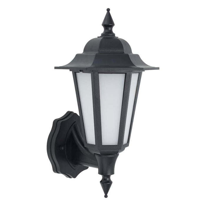 LED 8W Integrated Retro Vintage Lantern Black IP54 4000K