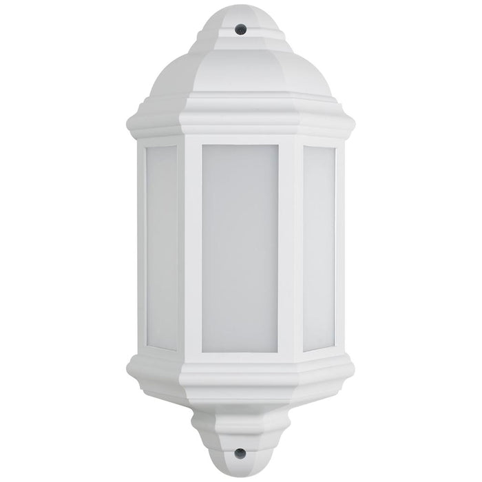 LED 8W Integrated Retro Vintage Half Lantern White IP54 4000K