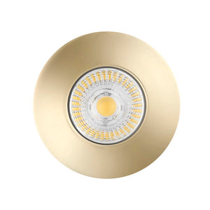 Fixed Fire Rated MV/LV Downlight Brass