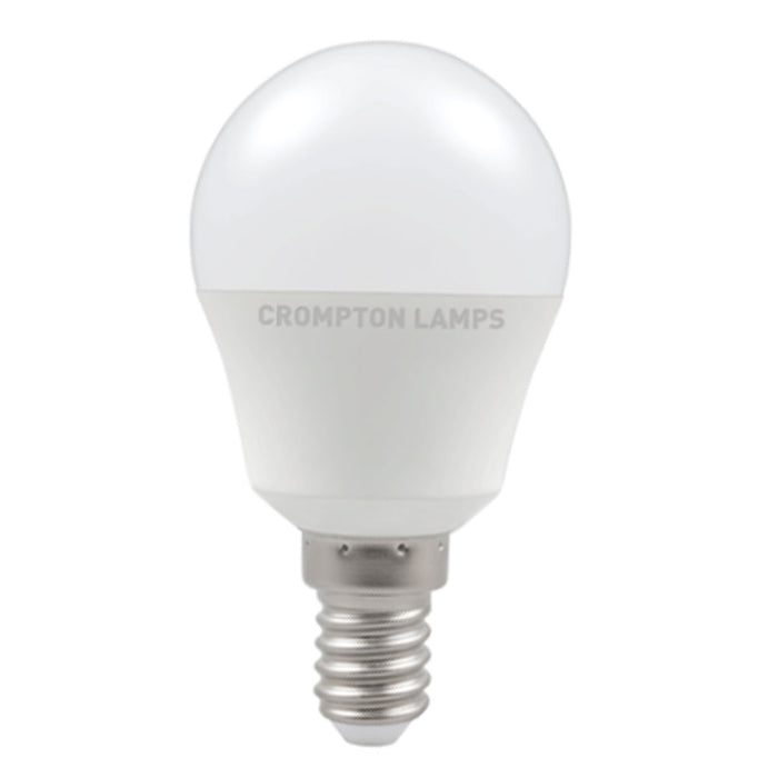 Crompton LED 45mm Round 5.5W E14 Very Warm White Opal