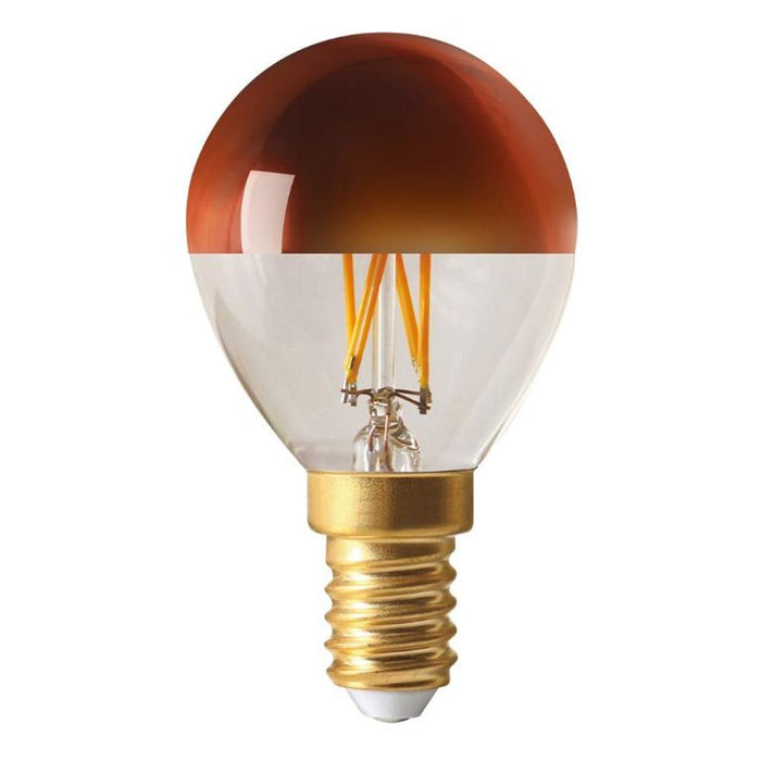 Girard Sudron LED Filament Golfball 4W E14 Crown Bronze Very Warm White Dimmable