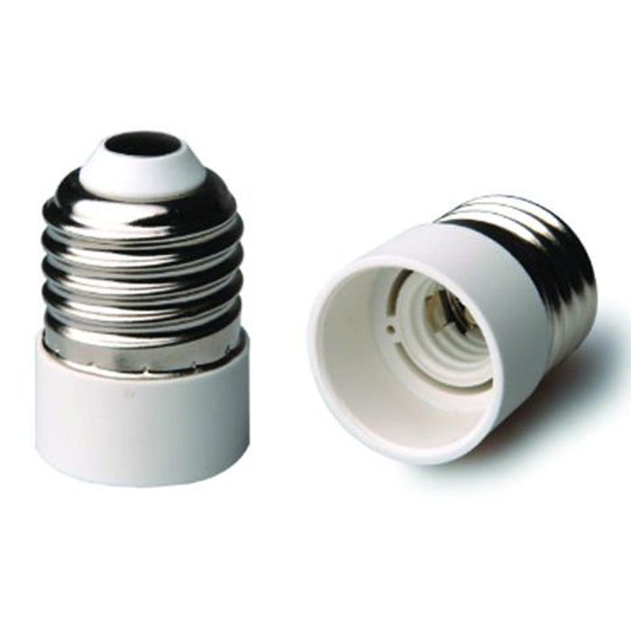 Adaptor - E27 to E14 White