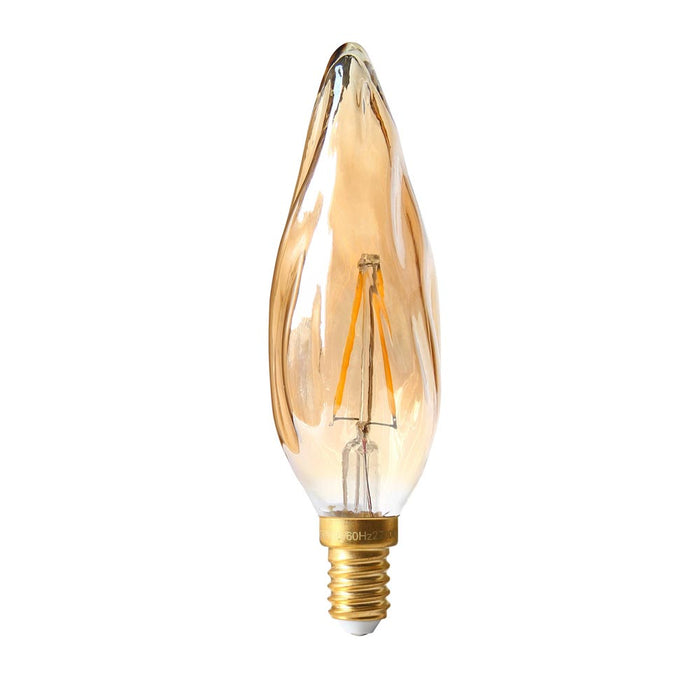 Girard Sudron GS8 LED Filament Candle 2W Amber E14 Very Warm White