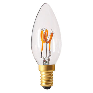 Girard Sudron LED Filament Loop Candle 2W E14 240V Clear