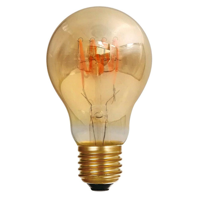 LED 4 Loops Filament GLS 5W 240V E27 Amber 2000K