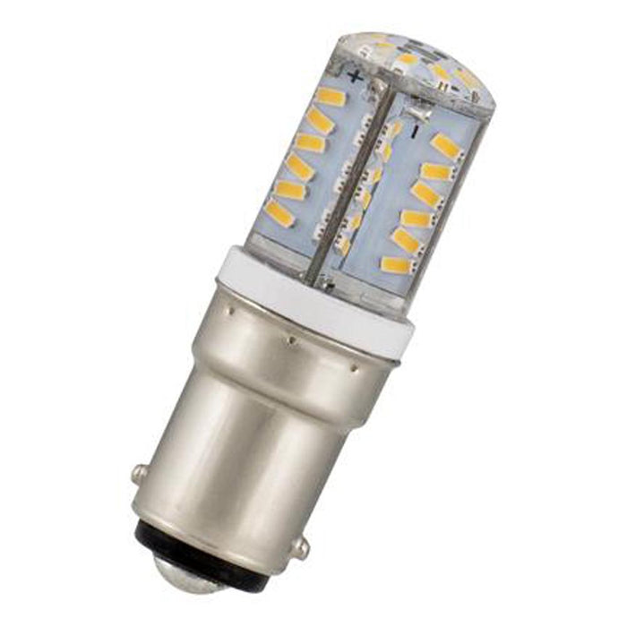 LED Ba15d Pilot Lamp 15x54mm 240V 2W Warm White Bailey