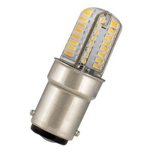 LED Ba15d Pilot Lamp 15x45mm 240V 2W Warm White Bailey