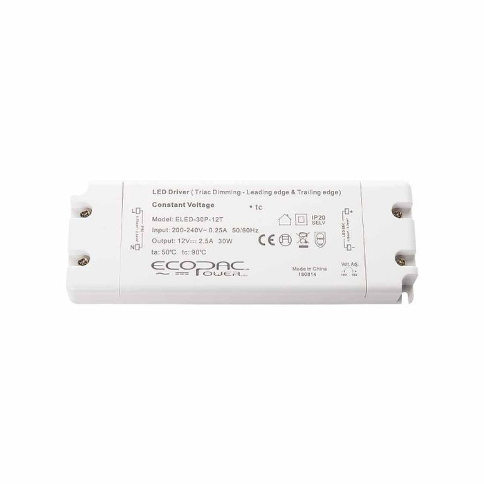 Eco-Pac Dimmable Power Driver 180-250V 30W 24V