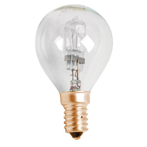 240V Eco Halogen Golf Ball 18W (25W) SES 2750K Clear Girard Sudron  Other - The Lamp Company