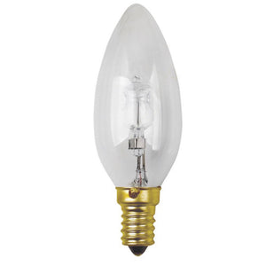 240V Eco Halogen Candle 42W (60W) SES 2750K Clear Girard Sudron  Other - The Lamp Company