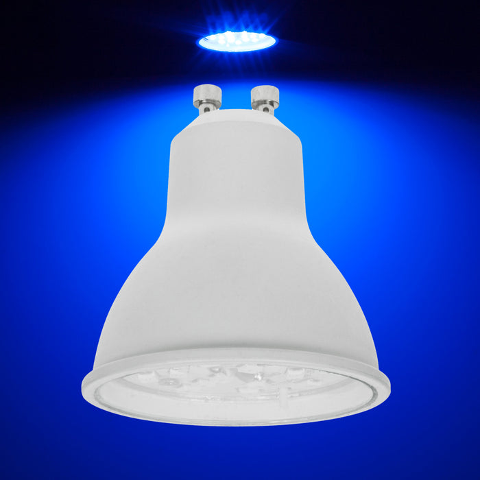 LED 240v 7w GU10 Blue