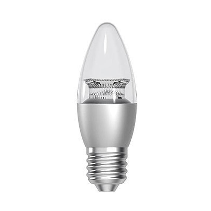 GE LED Candle 6W ES Clear Very Warm White Dimmable