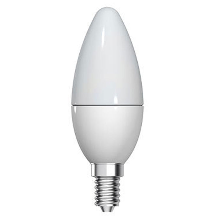 GE LED Candle B35 6W SES Opal Very Warm White Dimmable