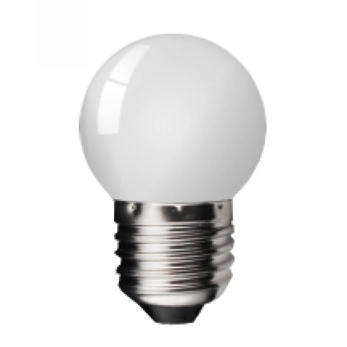 LED 45mm Round 1W E27 Warm White