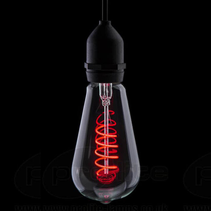 Prolite LED Squirrel Cage 110-240V 4W E27 Red